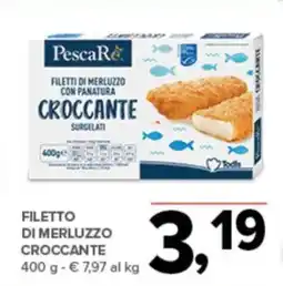 Todis PescaRe Filetto di merluzzo croccante offerta