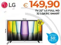 Todis LG TV 32" LG FULL HD 32 LQ631C SMART offerta