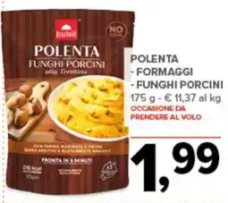 Todis Polenta formaggi funghi porcini offerta