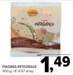 Todis Piadina integrale FORNO offerta