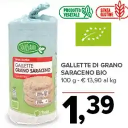 Todis Gallette di grano saraceno bio SOLOSANO offerta