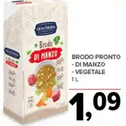 Todis Brodo pronto di manzo vegetale offerta