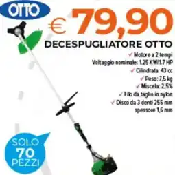 Todis Decespugliatore otto offerta