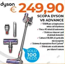 Todis Scopa dyson v8 advance offerta