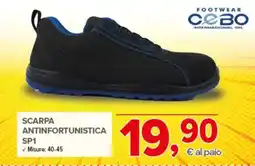 Todis Footwear cebo scarpa antinfortunistica SP1 offerta