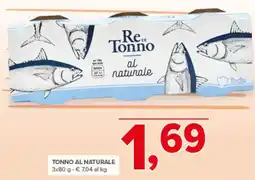 Todis Tonno al naturale Re de Tonno offerta