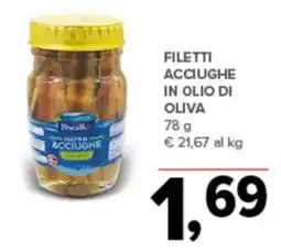 Todis PescaRa Filetti acciughe in olio di oliva offerta