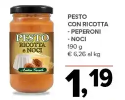Todis Pesto con ricotta peperoni noci offerta