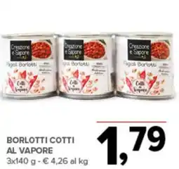 Todis Borlotti cotti al vapore offerta