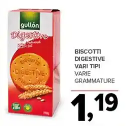 Todis Gullón biscotti digestive offerta