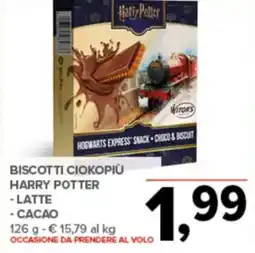 Todis Biscotti ciokopiù HARRY POTTER latte Cacao offerta