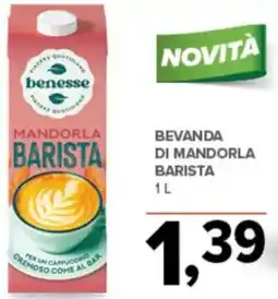 Todis Benesse bevanda di mandorla barista offerta