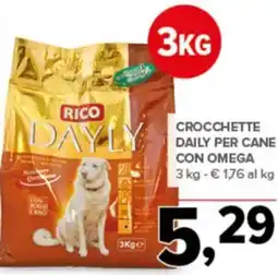 Todis Rico dayly crocchette daily per cane con omega offerta