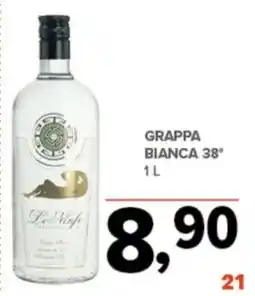 Todis Grappa bianca 38° offerta