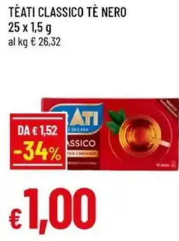 Famila Superstore Tèati classico tè nero offerta