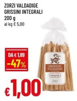 Famila Superstore Zorzi valdadige grissini integrali offerta