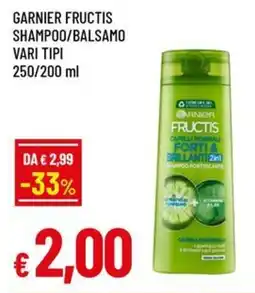 Famila Superstore Garnier fructis shampoo/balsamo offerta