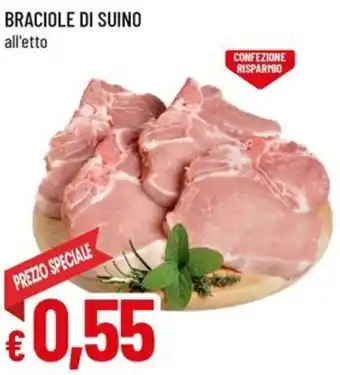 Famila Superstore Braciole di suino offerta