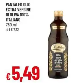 Famila Superstore Pantaleo olio extra vergine di oliva 100% italiano offerta