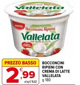 Iperal Bocconcini ripieni con crema di latte VALLELATA offerta