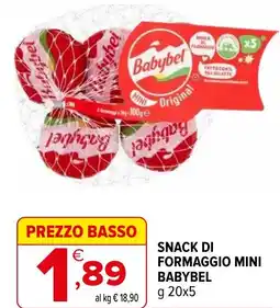 Iperal Snack di formaggio mini BABYBEL offerta
