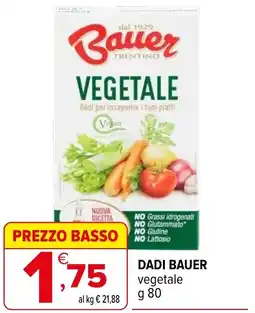 Iperal Dadi bauer vegetale offerta