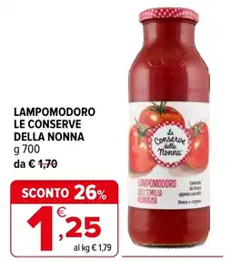 Iperal Lampomodoro LE CONSERVE DELLA NONNA offerta