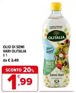 Iperal Olio di semi vari OLITALIA offerta