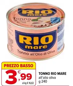 Iperal Tonno RIO MARE offerta