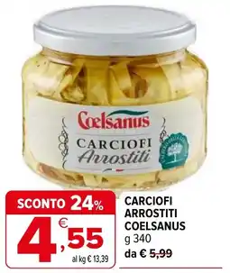 Iperal Carciofi arrostiti COELSANUS offerta