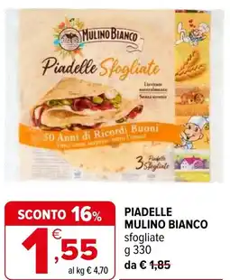 Iperal Piadelle MULINO BIANCO offerta