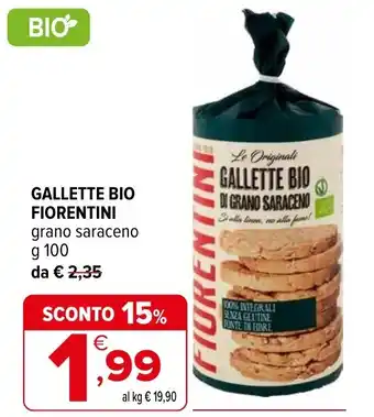Iperal Gallette bio FIORENTINI offerta