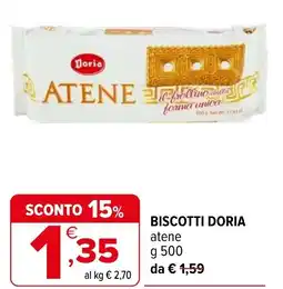 Iperal Biscotti DORIA offerta