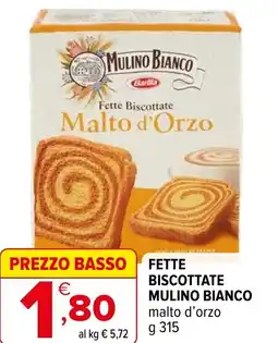 Iperal Fette biscottate MULINO BIANCO offerta