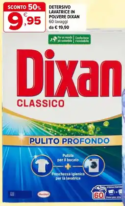 Iperal Detersivo lavatrice in polvere dixan offerta