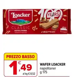 Iperal Wafer LOACKER offerta