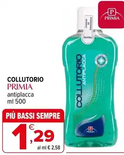 Iperal Collutorio primia antiplacca offerta