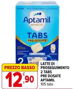 Iperal Latte di proseguimento 2 tabs pre dosate APTAMIL 105 tabs offerta