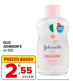 Iperal Olio JOHNSON'S offerta