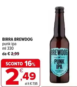 Iperal Birra BREWDOG offerta