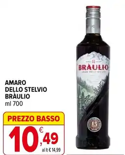 Iperal Amaro dello stelvio BRÀULIO offerta