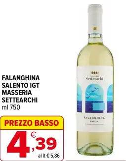 Iperal Falanghina salento IGT masseria SETTEARCHI offerta