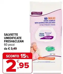 Iperal Salviette umidificate FRESH&CLEAN offerta