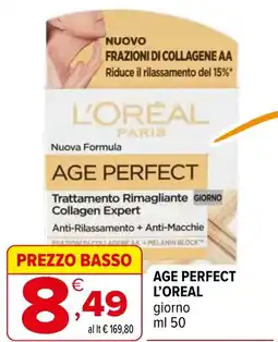 Iperal Age perfect L'OREAL offerta