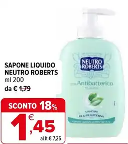 Iperal Sapone liquido NEUTRO ROBERTS offerta