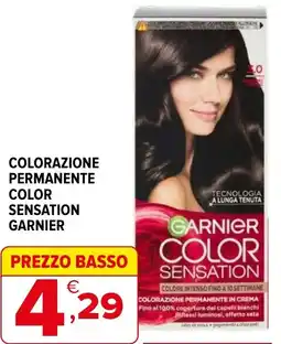 Iperal Colorazione permanente color sensation GARNIER offerta
