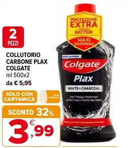 Iperal Collutorio carbone plax COLGATE offerta