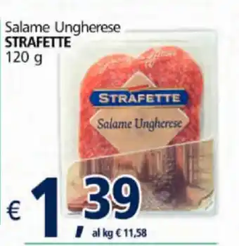 Alter Discount Strafette Salame Ungheres 120g offerta