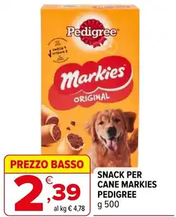 Iperal Snack per cane markies PEDIGREE offerta
