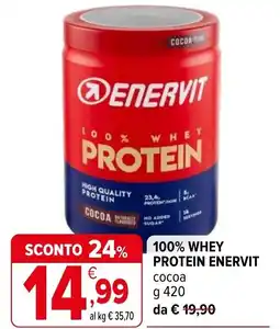 Iperal 100% protein ENERVIT offerta